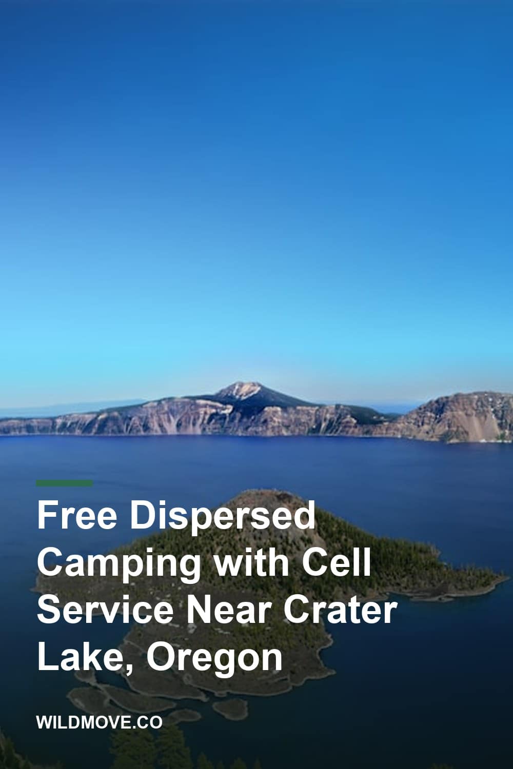 Free Dispersed Camping with Cell Service Near Crater Lake, Oregon