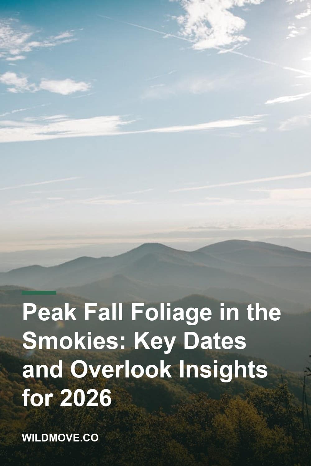 Peak Fall Foliage in the Smokies: Key Dates and Overlook Insights for 2026