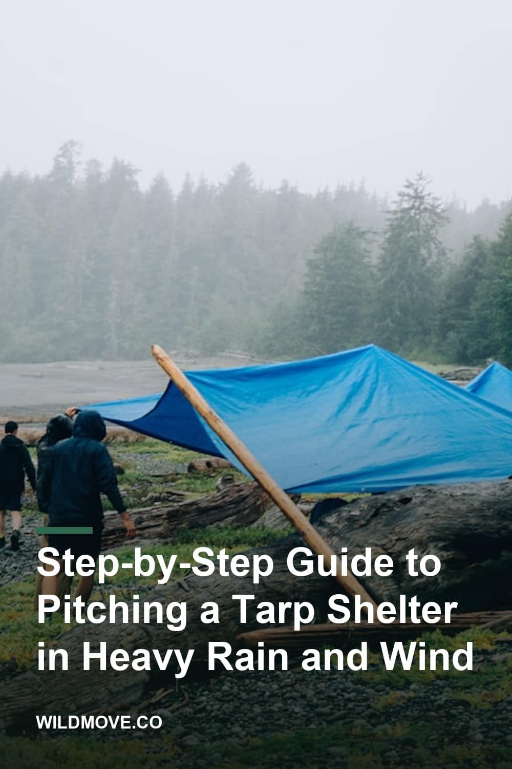 Step-by-Step Guide to Pitching a Tarp Shelter in Heavy Rain and Wind