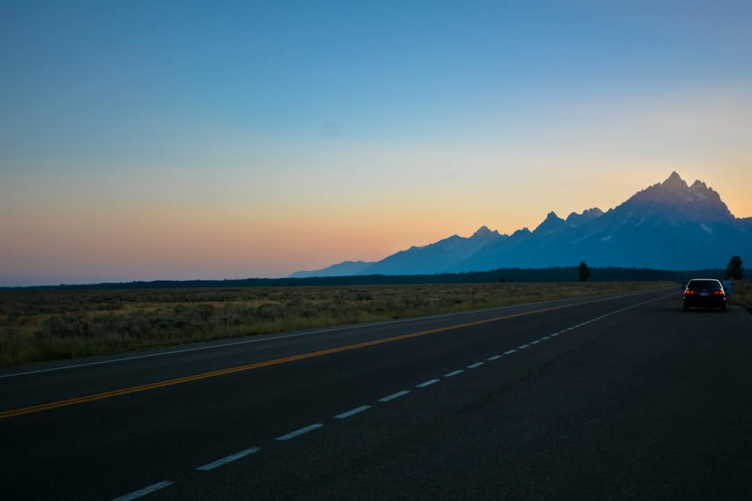 car on road